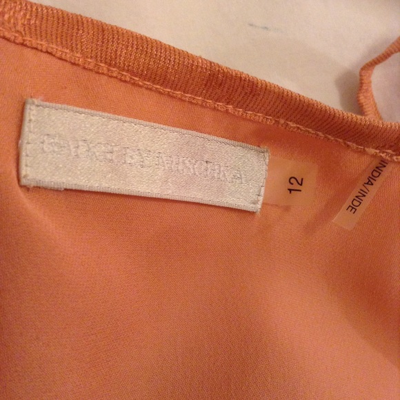 Badgley Mischka Silk Spaghetti Strap Dress - Picture 6 of 8